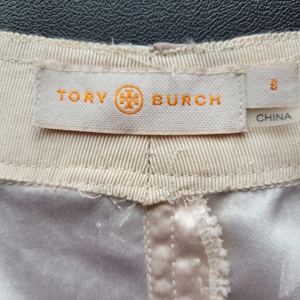 Tory Burch Silk Printed Wide Leg Pants, VGUC, Size 8 - Picture 8 of 9
